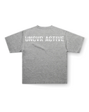 SIGNATURE HEAVY OVERSIZED TEE IN GREY MARLE
