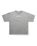 SIGNATURE HEAVY OVERSIZED TEE IN GREY MARLE