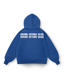LIFTING CLUB OVERSIZED HOODIE IN SAPPHIRE