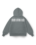 LIFTING CLUB OVERSIZED HOODIE IN GREY