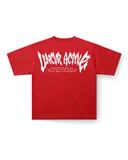 SPIRIT OF FEAR HEAVY OVERSIZED TEE IN SCARLET