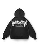 SPIRIT OF FEAR HEAVY OVERSIZED HOODIE IN BLACK