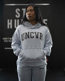 VARSITY HOODIE IN SKY