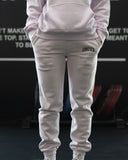 VARSITY JOGGERS IN BLUSH