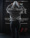 VARSITY HOODIE IN ASH GREY