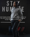 VARSITY HOODIE IN ASH GREY