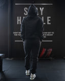 VARSITY HOODIE IN BLACK